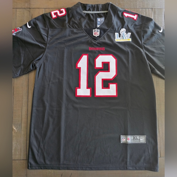 Tom Brady NFL Tampa Bay Buccaneers Superbowl Championship Jersey Mens SZ XL - Picture 1 of 10